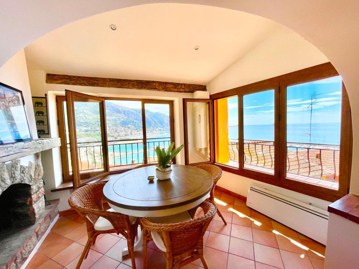 Ferienwohnung Vieux Chateau, Vue Mer Menton Exterior foto